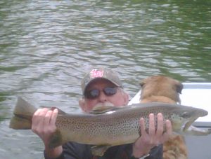 Nice Brown, WHAT A DAY!! Buzz Marceaux and his dog Jenny